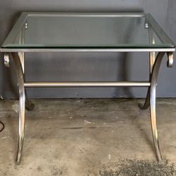 Reduced Table  Glass Top Very Nice Modern Design 