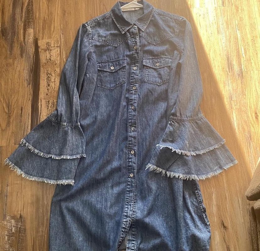 Vintage Y2K Country denim jacket/dress!