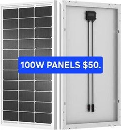 SOLAR PANELS 100W ECOWORTHY NEW