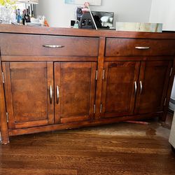 Free- Wooden Buffet/cabinet (Gently Used)