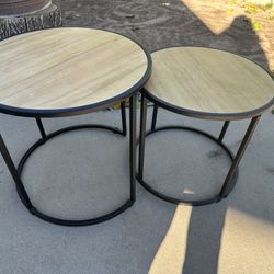Two Tables For $25 You Could Put Together Or Separate 