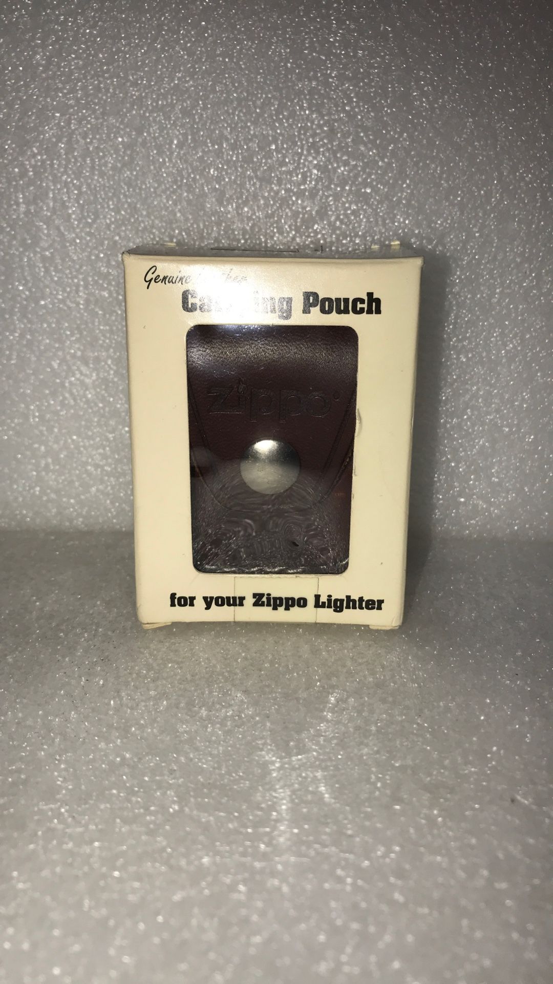 Genuine Leather Zippo Lighter Carrying Pouch Case Holder Belt Loop Sheath