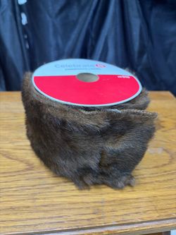 Faux Fur Roll - Dark Brown