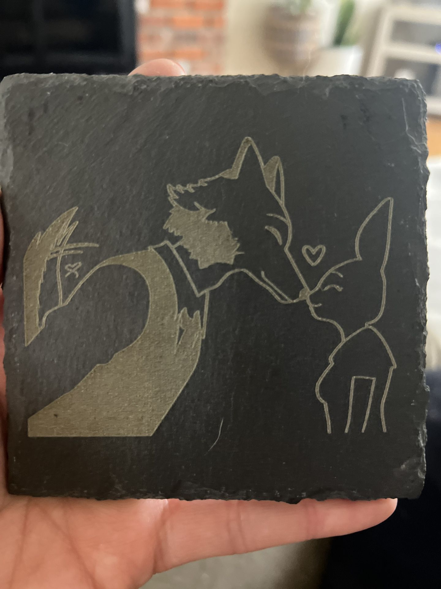 Engraved Personalized Slate Coasters! Any Material! Made To Order