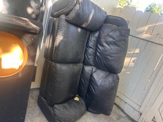 Free!! Leather reclining love seat.