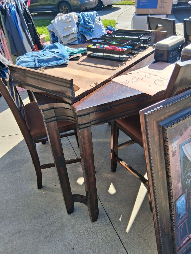 9 PIECE DINNING SET (HIGH)