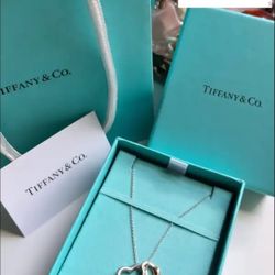 Authentic  “ Tiffany”  Necklace &  Pendant