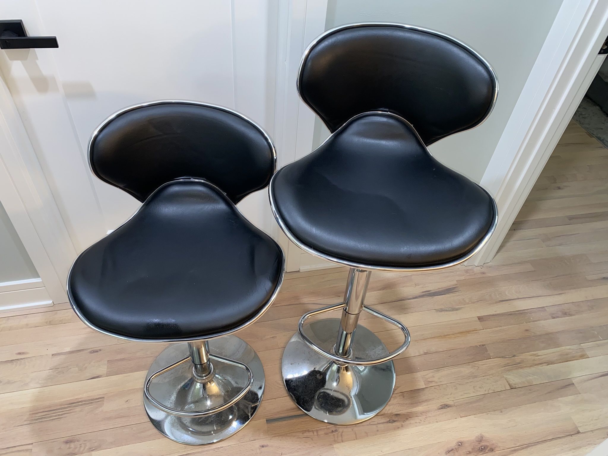 Set of Two Modern Bar Stools