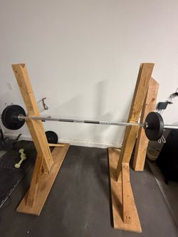 Weight Rack - Home made Bench/squat rack