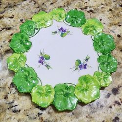 Mottahedeh Italy Pansy Dessert Plates 
