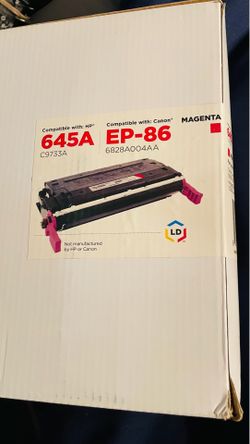 Hp 645a or canon ep-86 magenta