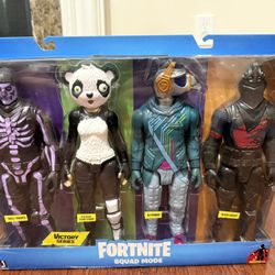 Fortnite Squad Mode 4 Pack 12 Inch Figures Series 1 2019 Never Opened