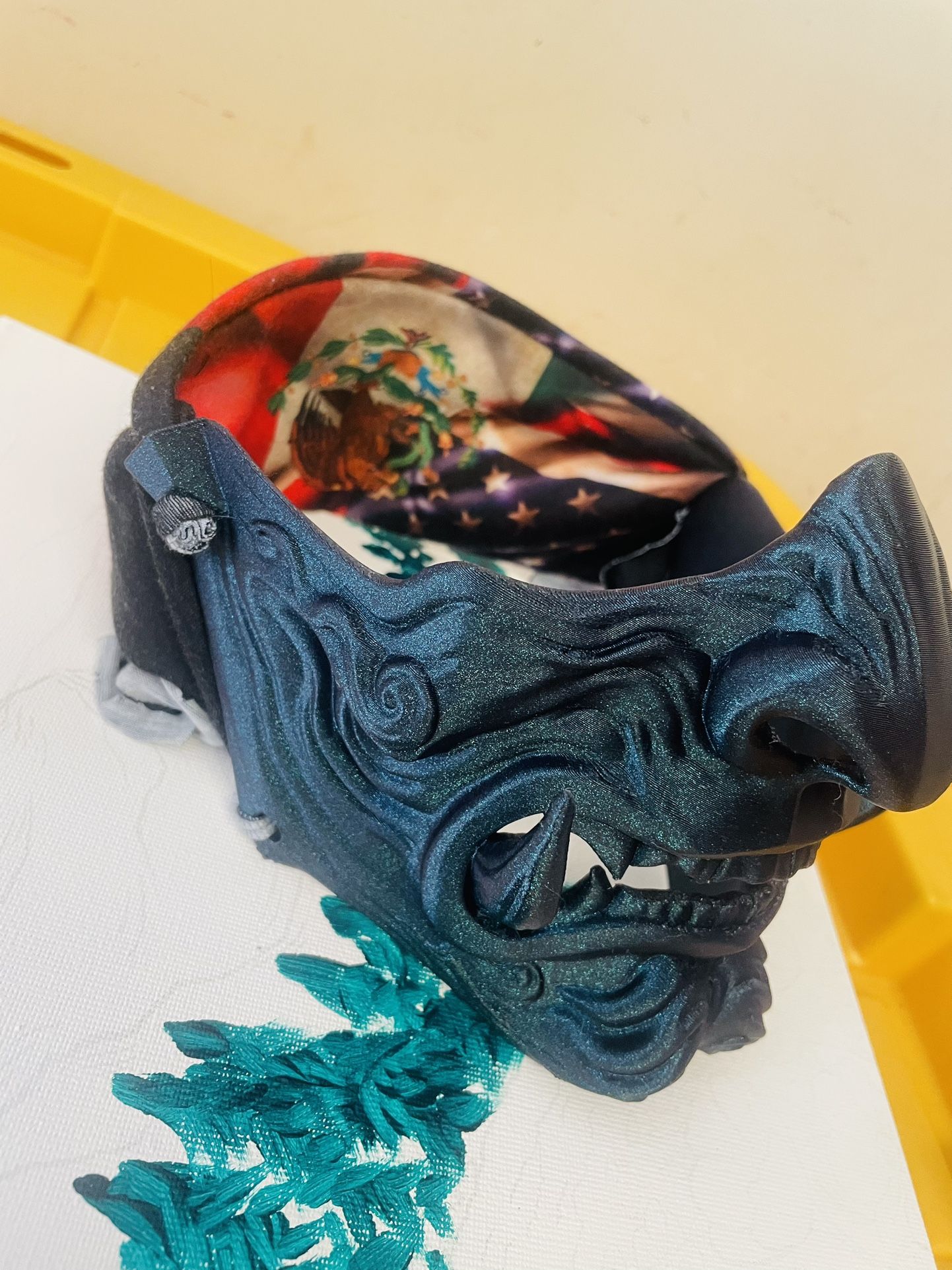 Halloween Mask 3D Printed