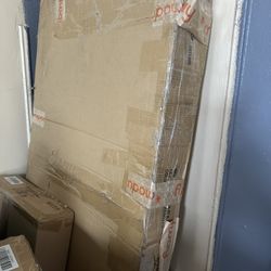 King size leather headboard 