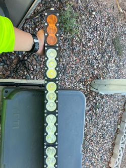 43” amber/ white dual function LED Bar