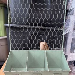 Farmhouse Metal Organizer