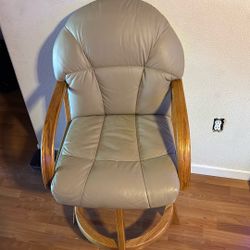 Leather Swivel Chair