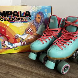 Impala Roller Skates Size 6 Blue Pink W/ Box Rollerskates Rollerblades Blades 