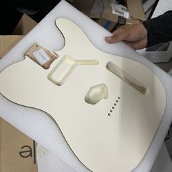 White Guitar Body