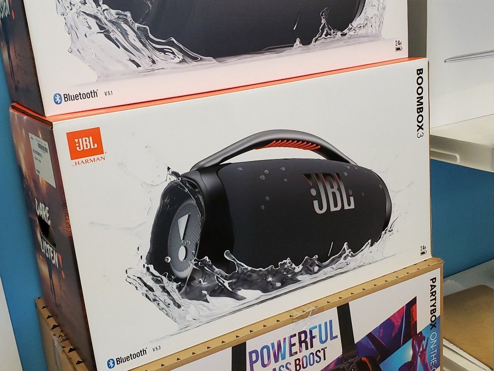 JBL Boombox 3 Bluetooth Speaker New - $1 Today Only