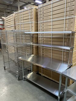 New Stainless Steel Restaurant Equipment Warehouse 
