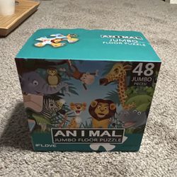 Animal Jumbo Floor Puzzle 48piece 