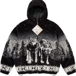 Supreme x BB Simon Wolf Reversible Fleece