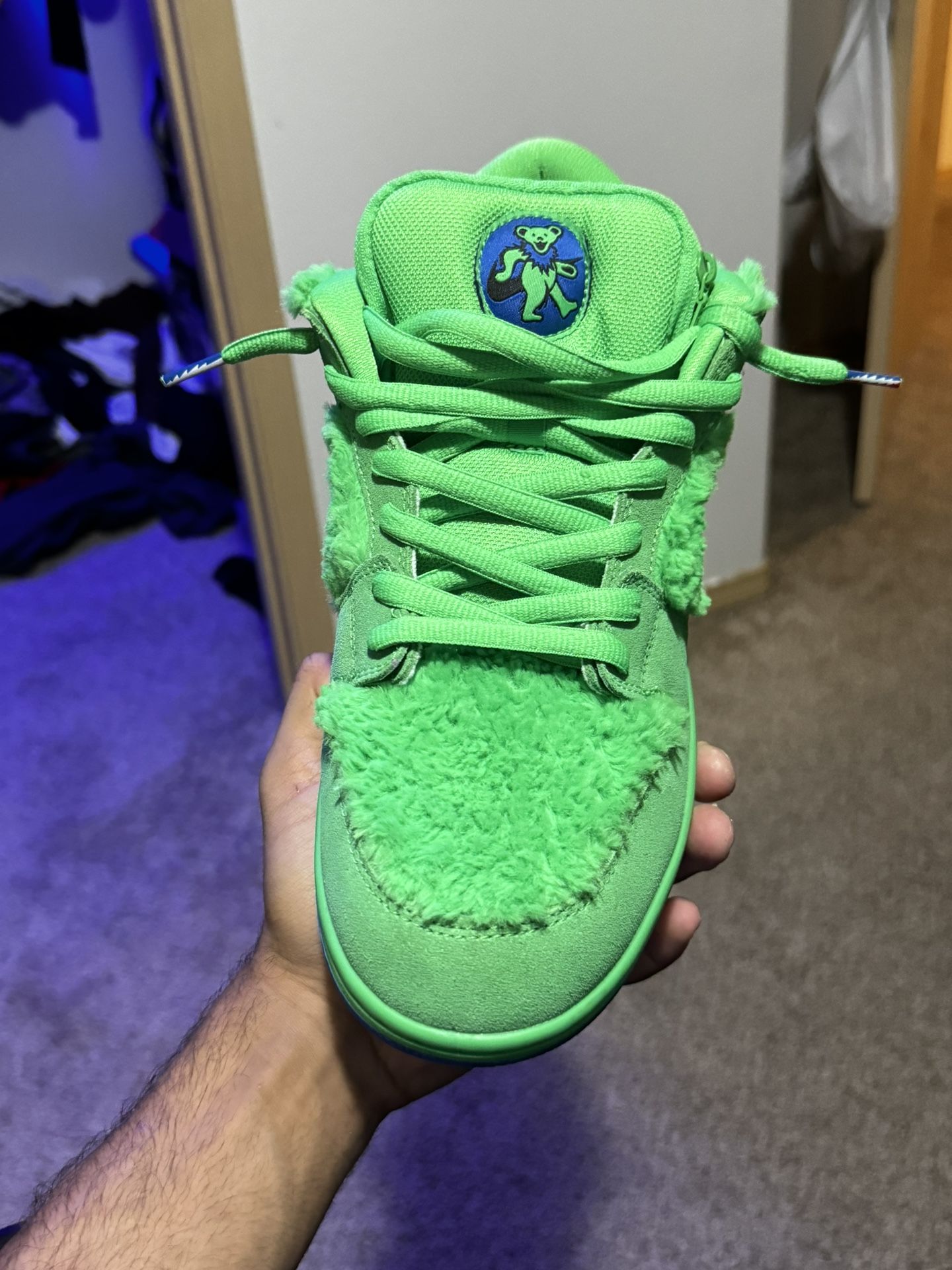 Nike SB Dunks Low (Grateful Dead Bears Green) for Sale in