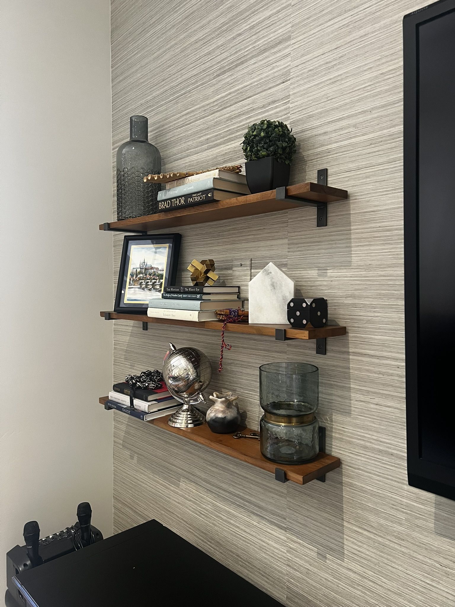 Crate and Barrel shelves