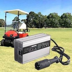 Golf Cart Battery Charger 48V 6A Golf Club Car Charger 3 Pin Round Plug / LED. $50.00 FIRM!!