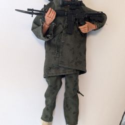 GI JOE Action Figure With Raincoat And Pants