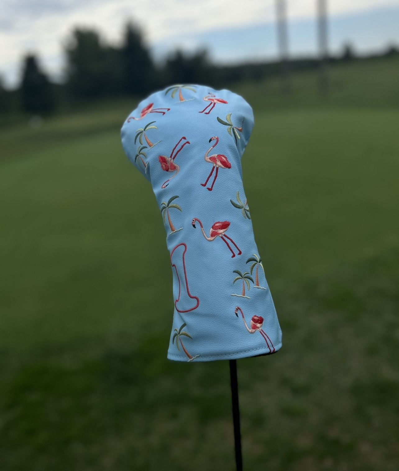 Flamingo Golf Wood Headcover