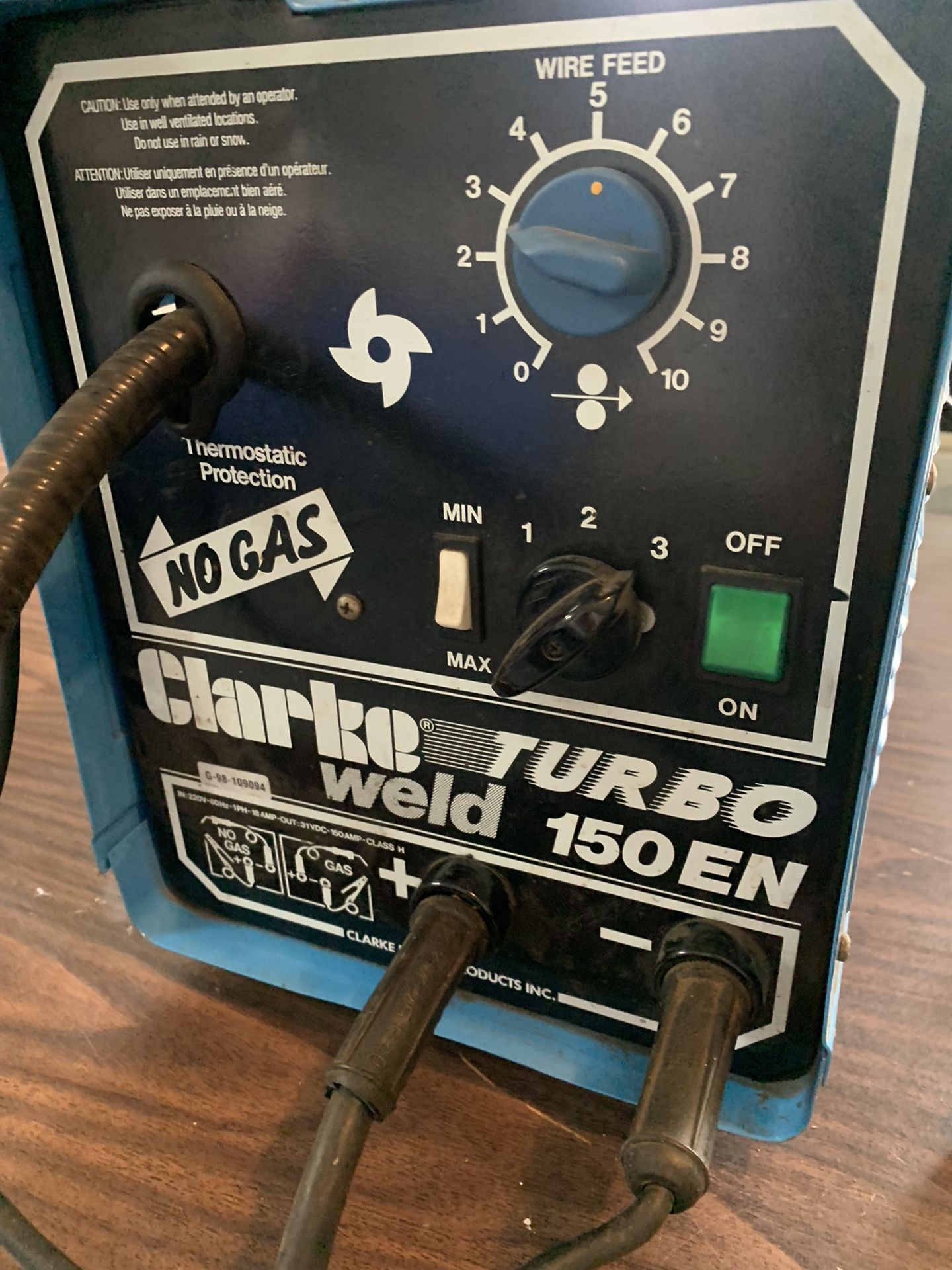 Clarke Turbo Weld 150 EN