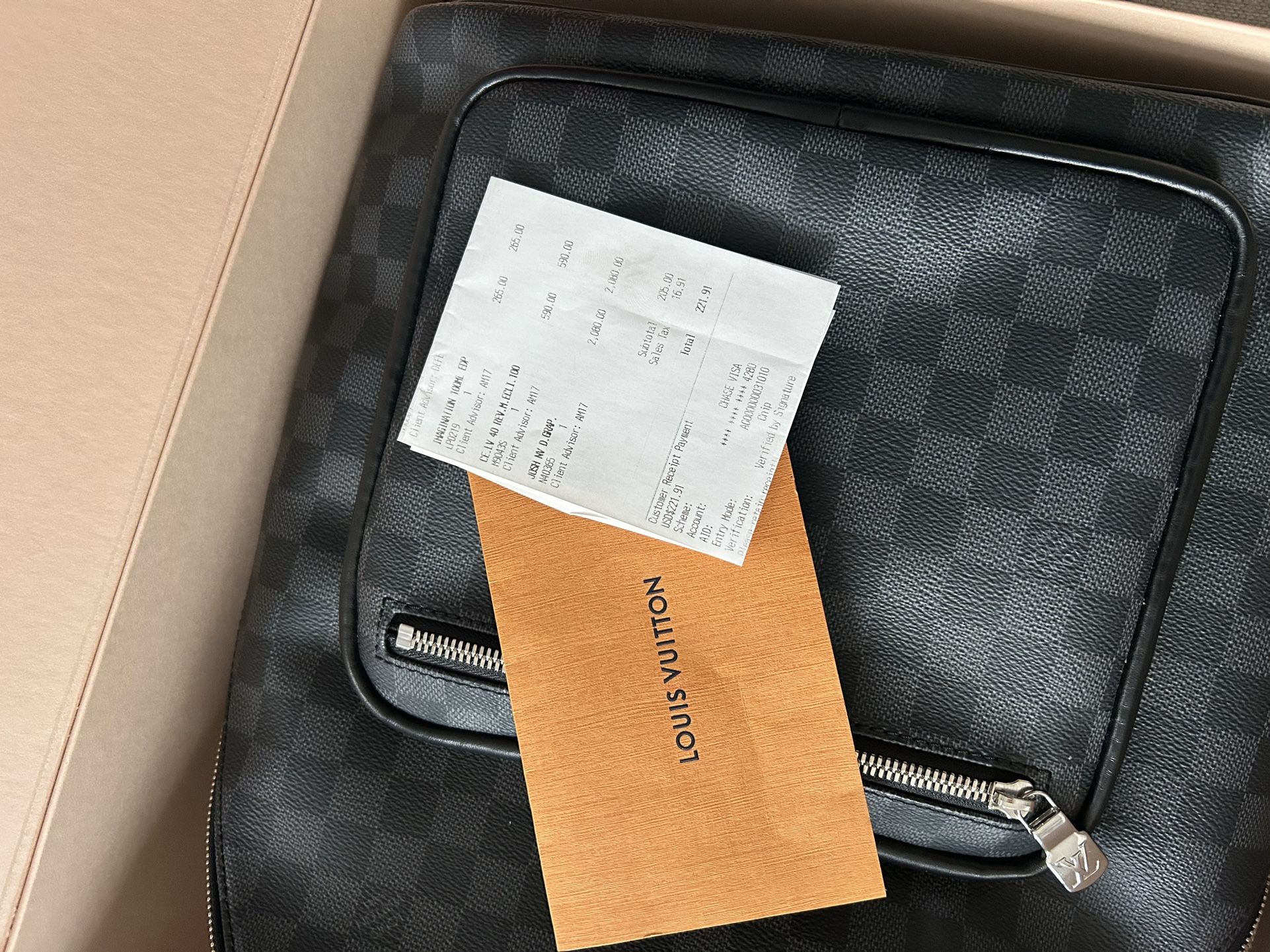 Lv Men Backpack