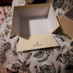 Rolex Box With Watch Tag Inside