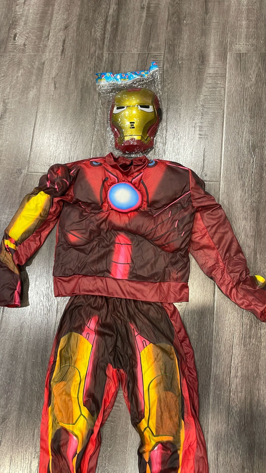 Ironman Costume With Helmet/mask. 10yo