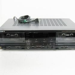 Sony TC-WR8ES ES-Series Double Cassette Tape Deck Recorder Player