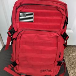 Wolfpak 45L Red Backpack Brand New 