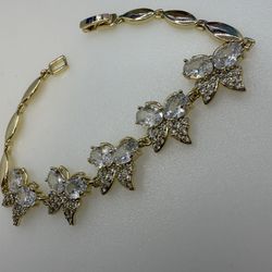 Gold Plated Bracelet 7” High Quality Pulcera Enchape Laminado De Brazil 7” Inches 