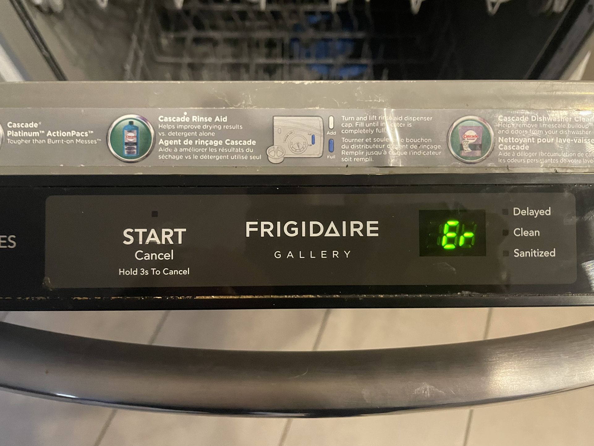 Frigidaire Dishwasher (parts)
