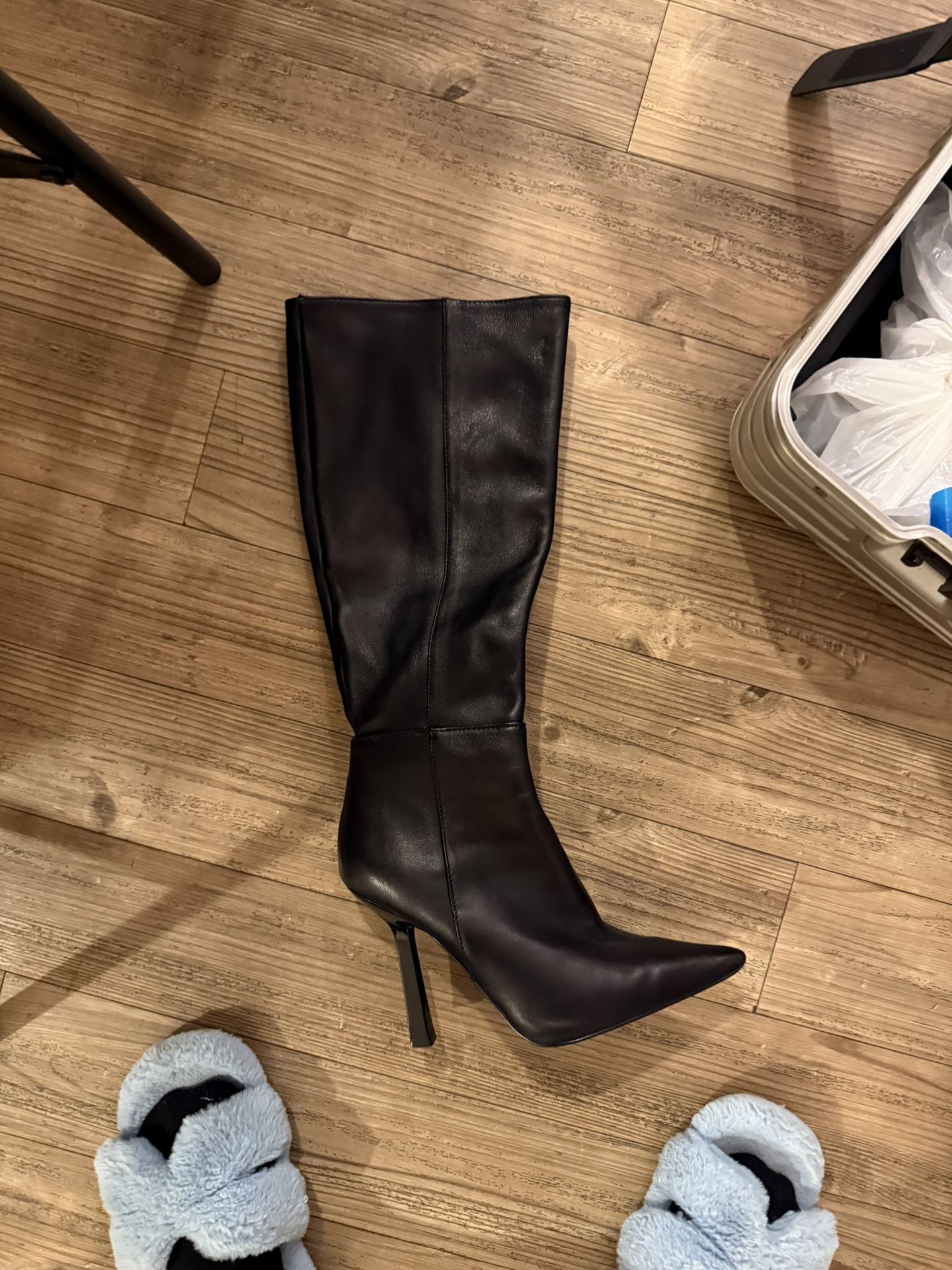 Steve Madden Black Under The Knee Boots