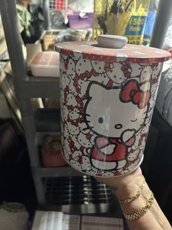 Hello Kitty Old Antique Tin Can Asking $25