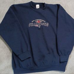 Men's Size Xlarge New England Patriots Vintage Sweatshirt  2003 Brady Rob 