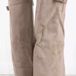 Charlotte | Women’s Leather Thigh-High Boots with Buckle