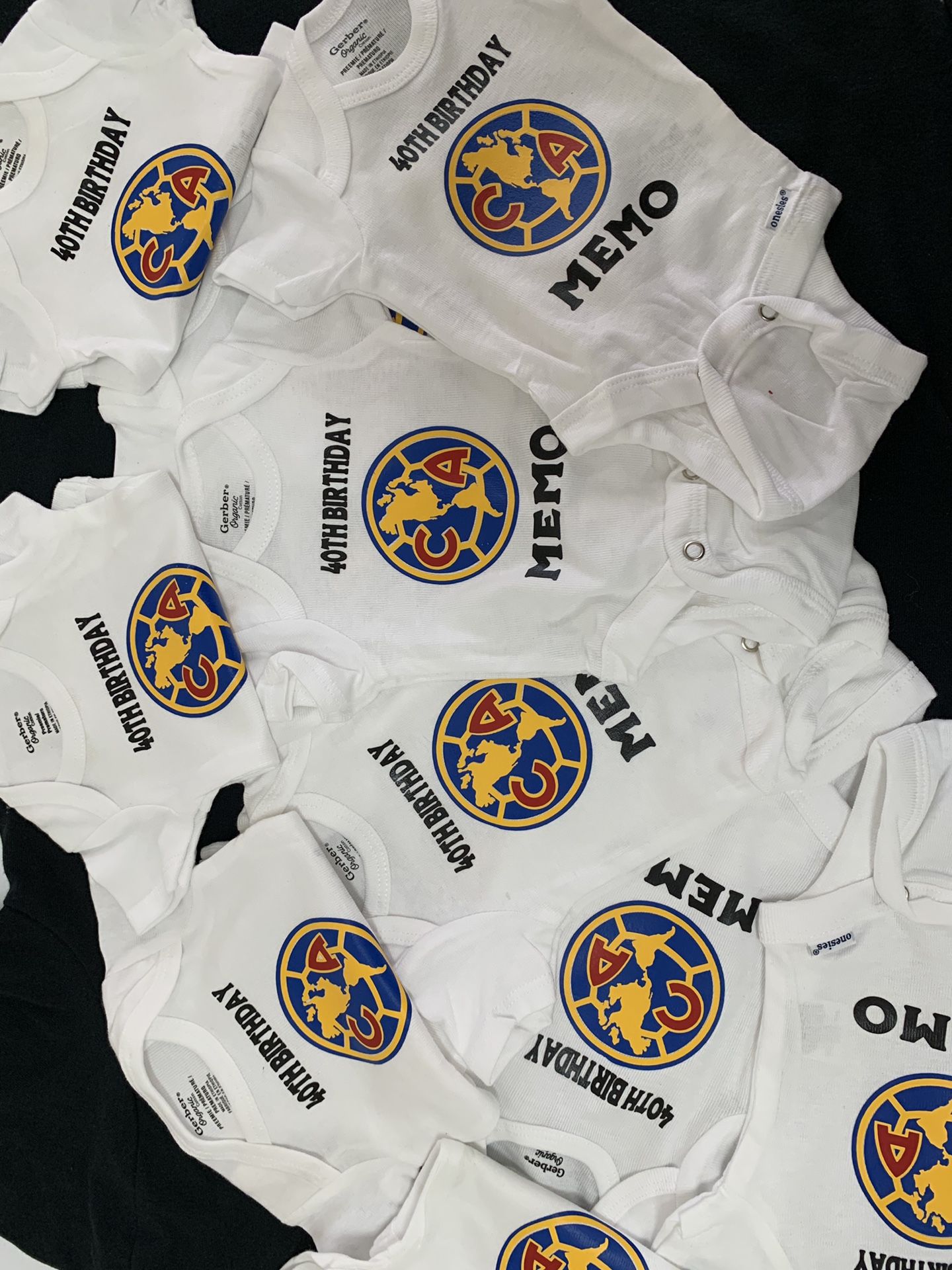 El America custom baby onesies