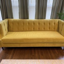 Yellow couch