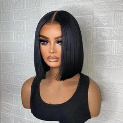 🖤 Brand New Sleek Black Bob Wig - Flawless Blunt Cut 🖤