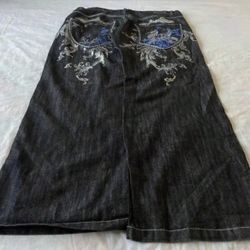 Wide leg loose jorts jnco  