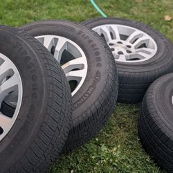 Chevy Wheels And Tires Excellent Condition 