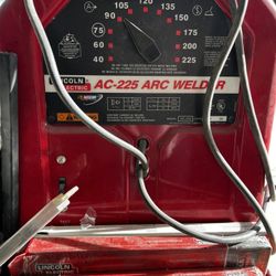 Welding Set Up Lincoln Arc225 With Cart Extension Cord 